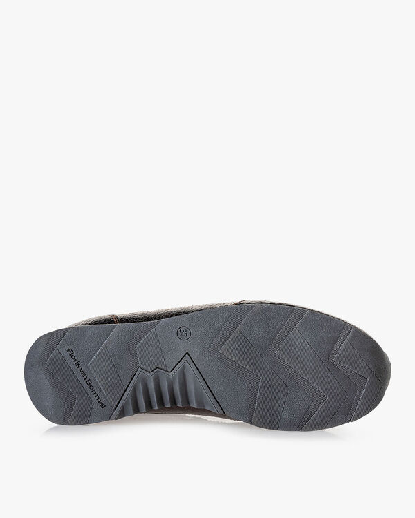 Sneaker dark brown leather