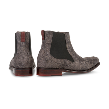 Chelsea boot su&egrave;de donkergrijs
