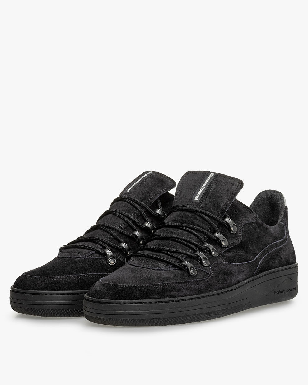 Low top ghost hotsell waxed suede all black