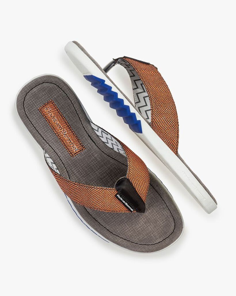 Slipper su&egrave;de oranje