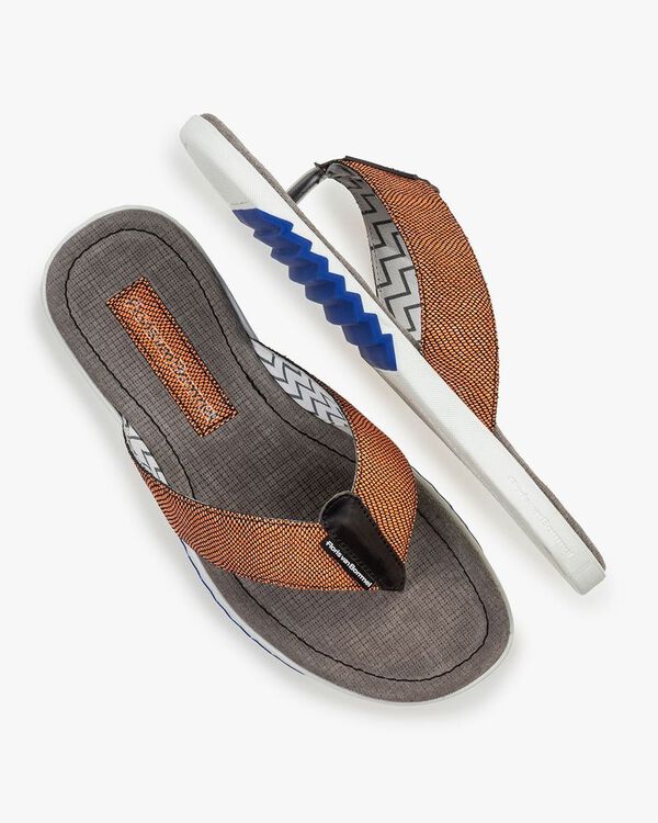 Slipper su&egrave;de oranje