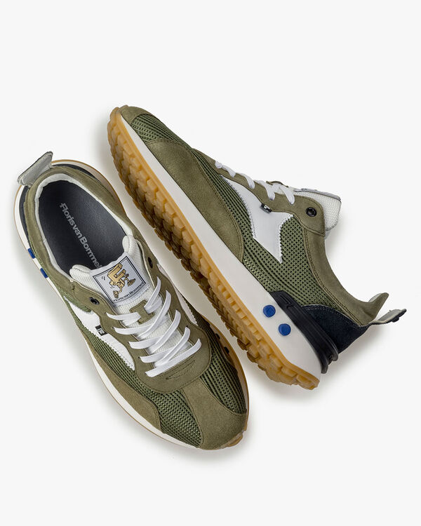 Sneaker textiel groen