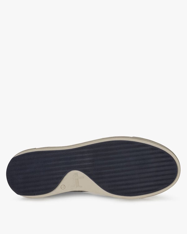 Sneaker su&egrave;de donkerblauw