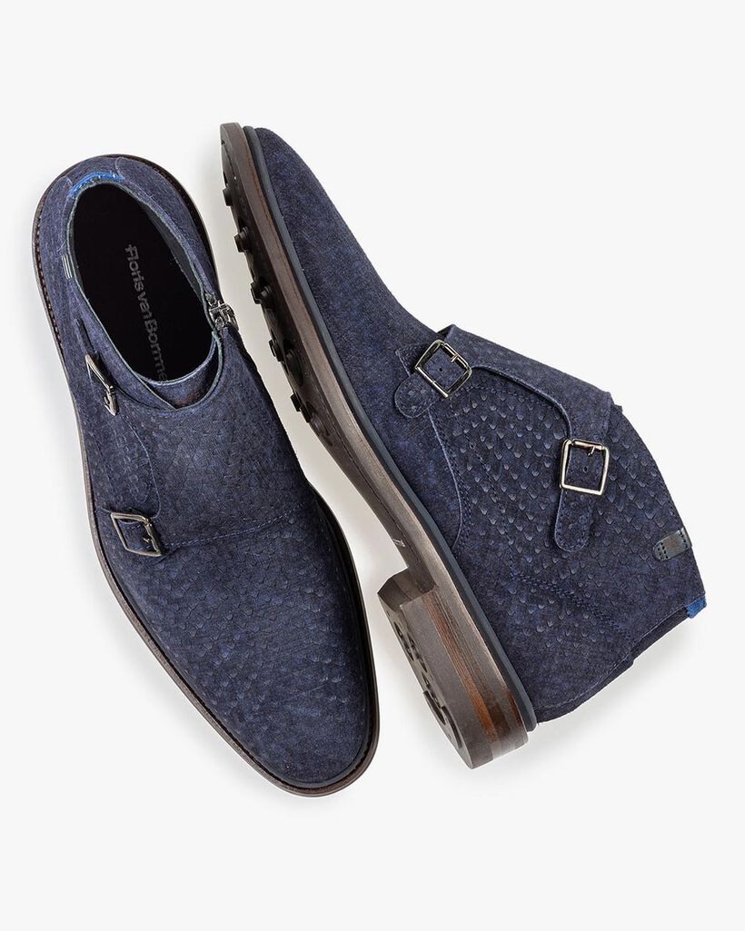 Boot met gespsluiting blauw