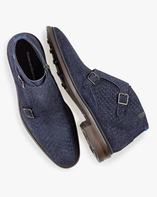 Boot met gespsluiting blauw