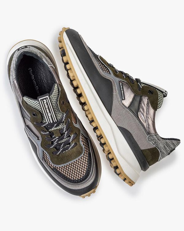 Noppi sneaker grijs/groen