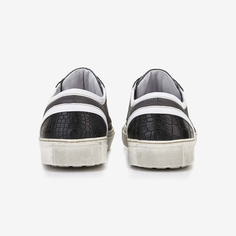 Floris van Bommel grijze leren heren sneaker
