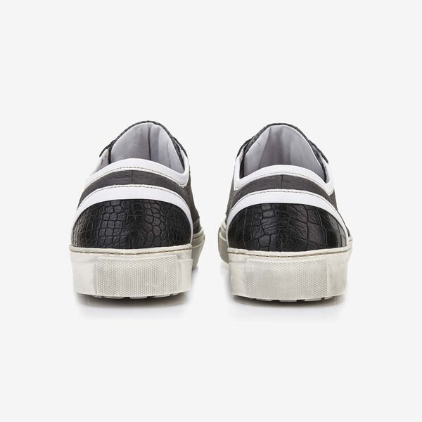 Floris van Bommel grijze leren heren sneaker