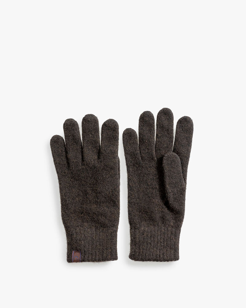 Gloves wool brown
