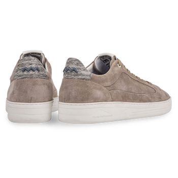 Su&egrave;de sneaker taupe