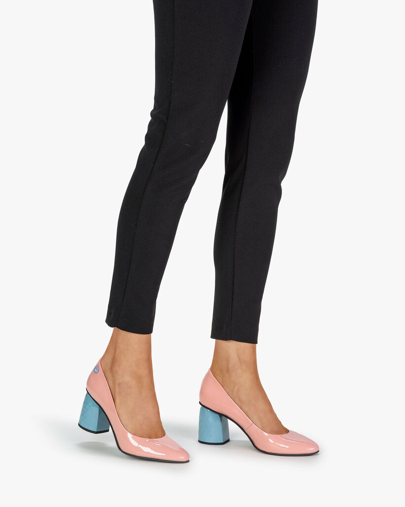 Pumps lakleer roze