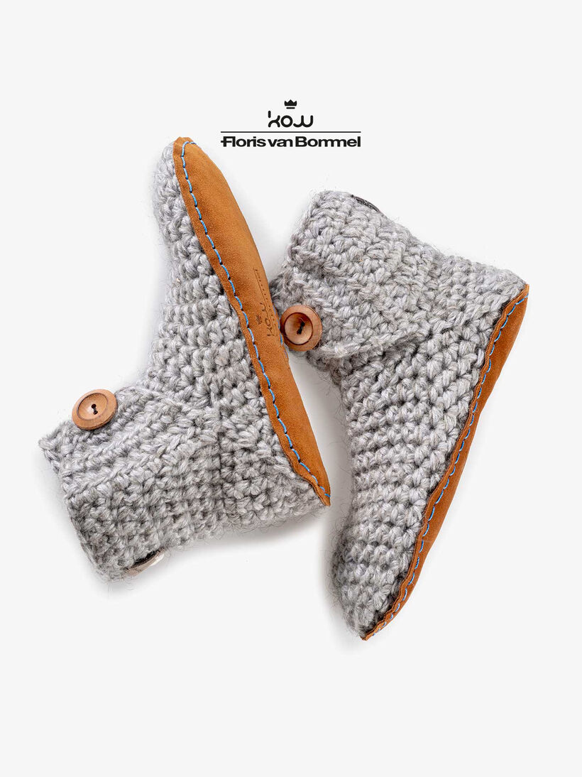 Kingdom Of Wow Sloffen grijs