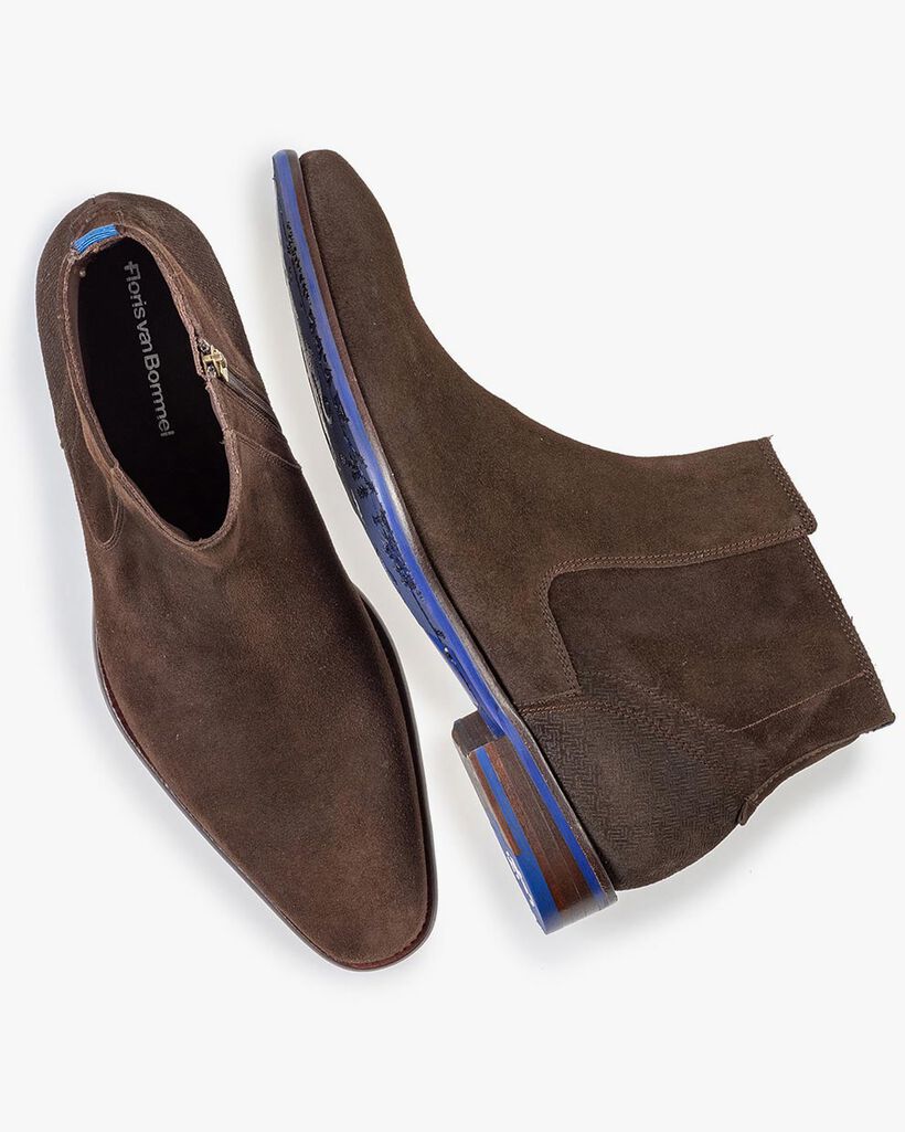 Chelsea boot bruin su&egrave;de