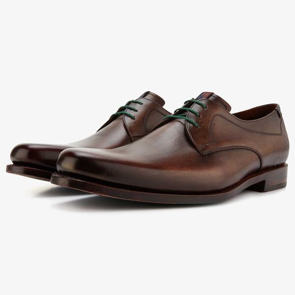 Floris van Bommel dark brown leather men’s lace shoe