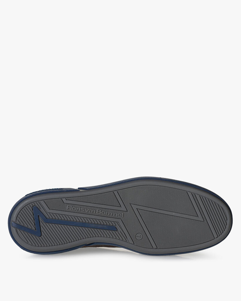 Sneaker leather dark brown