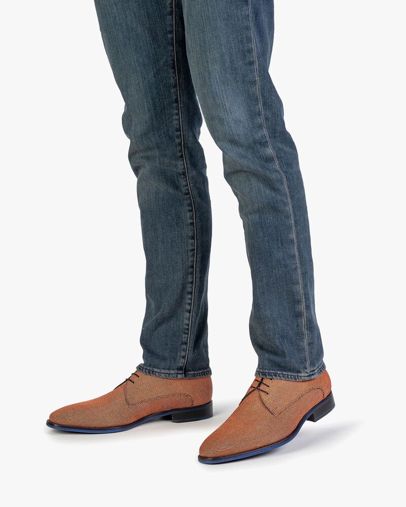 Veterschoen su&egrave;de oranje