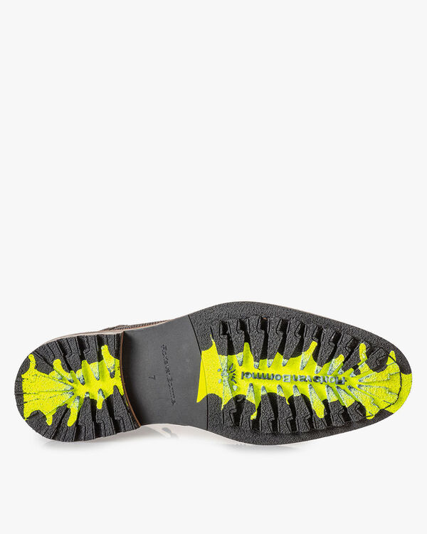 Boot lizard print grey