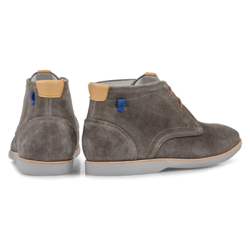 Boot su&egrave;de donkergrijs