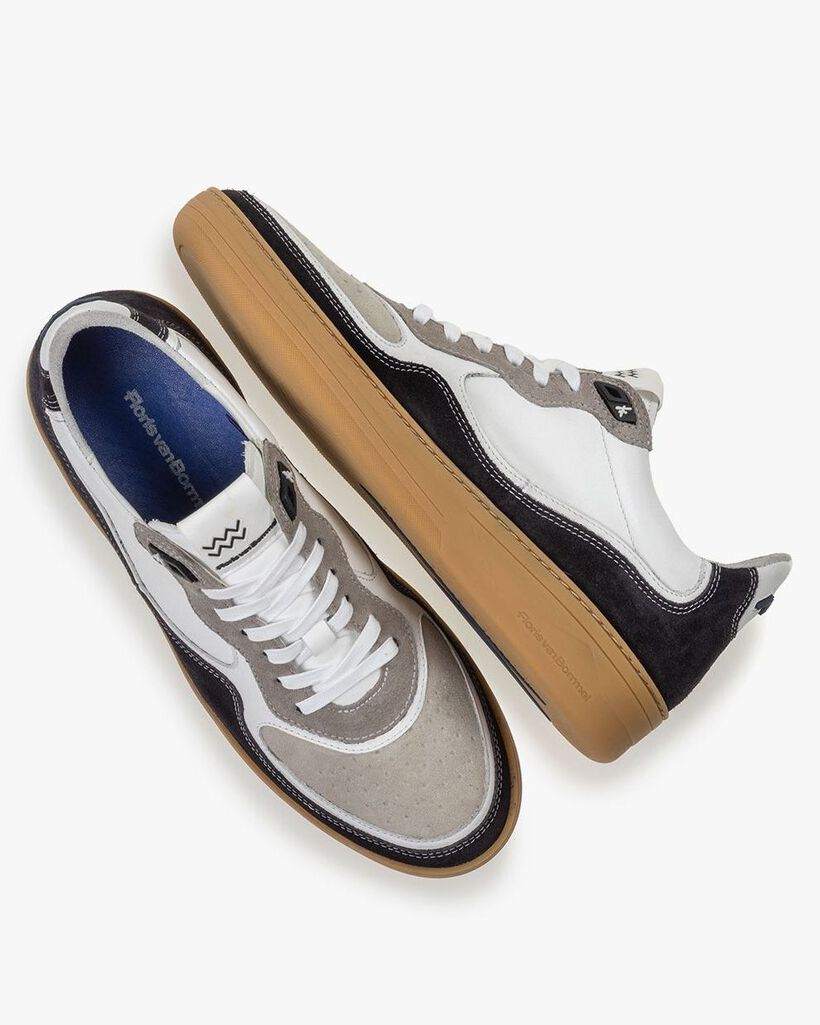 Sneaker suede leather black