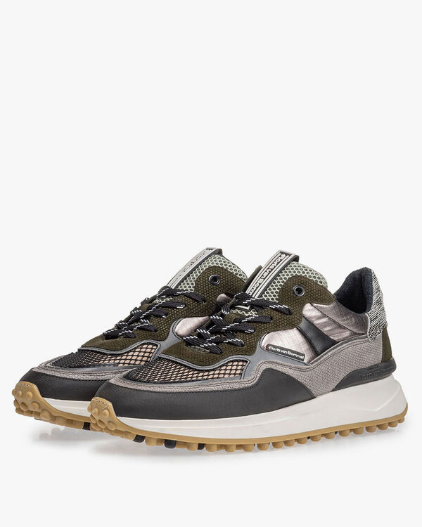 Noppi sneaker grijs/groen