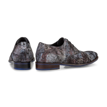 Veterschoen su&egrave;de donkerrood