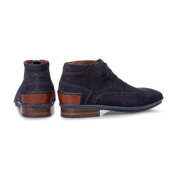 Veterboot su&egrave;de blauw