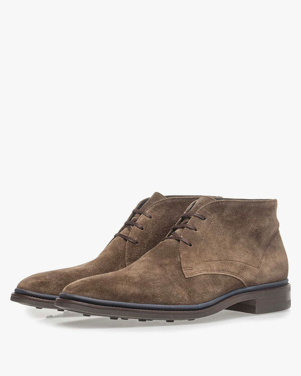 Veterboot su&egrave;de taupe
