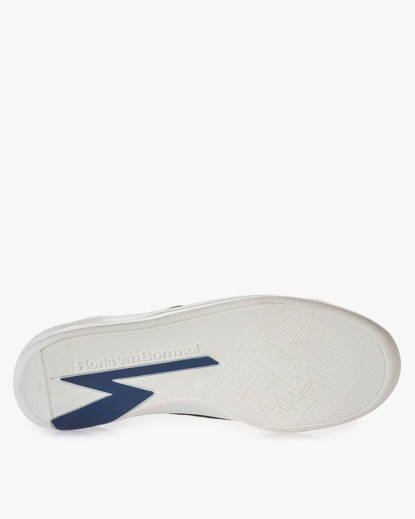 Sneaker blue suede leather