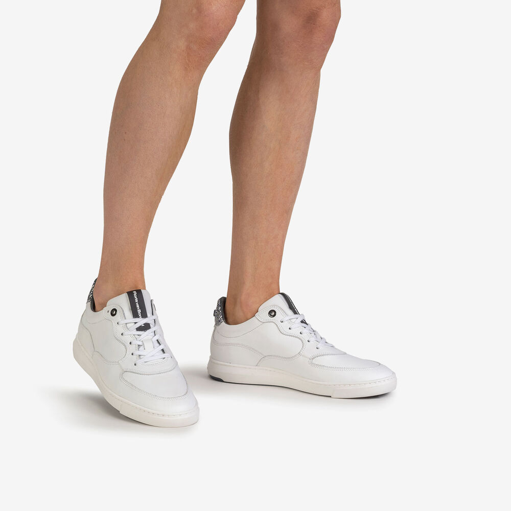 Sneaker wit kalfsleer