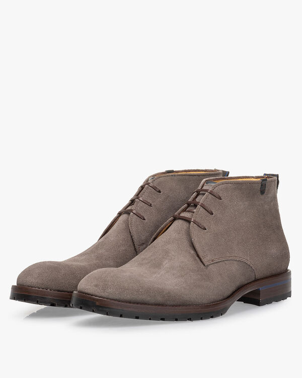 Veterboot su&egrave;de taupe