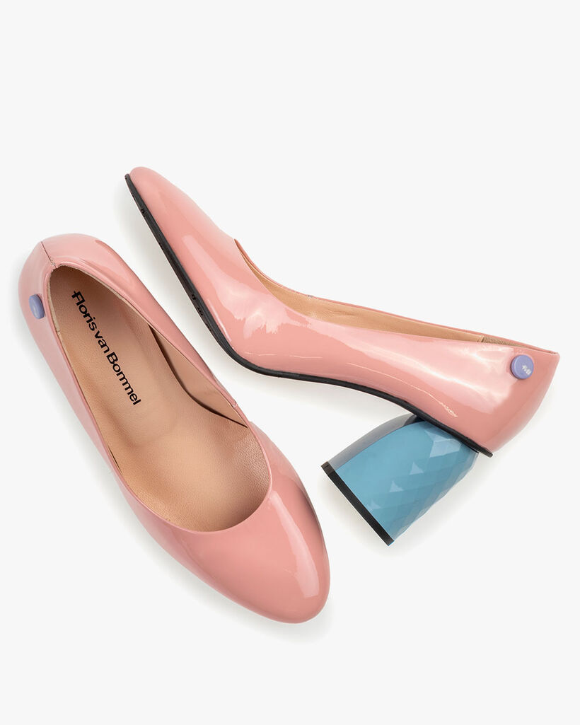 Pumps lakleer roze