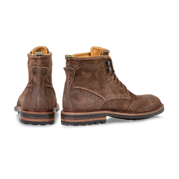 Veterboot su&egrave;de cognac