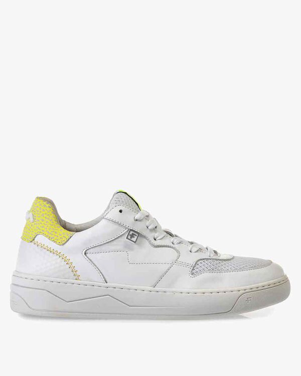 Sneaker calf leather white