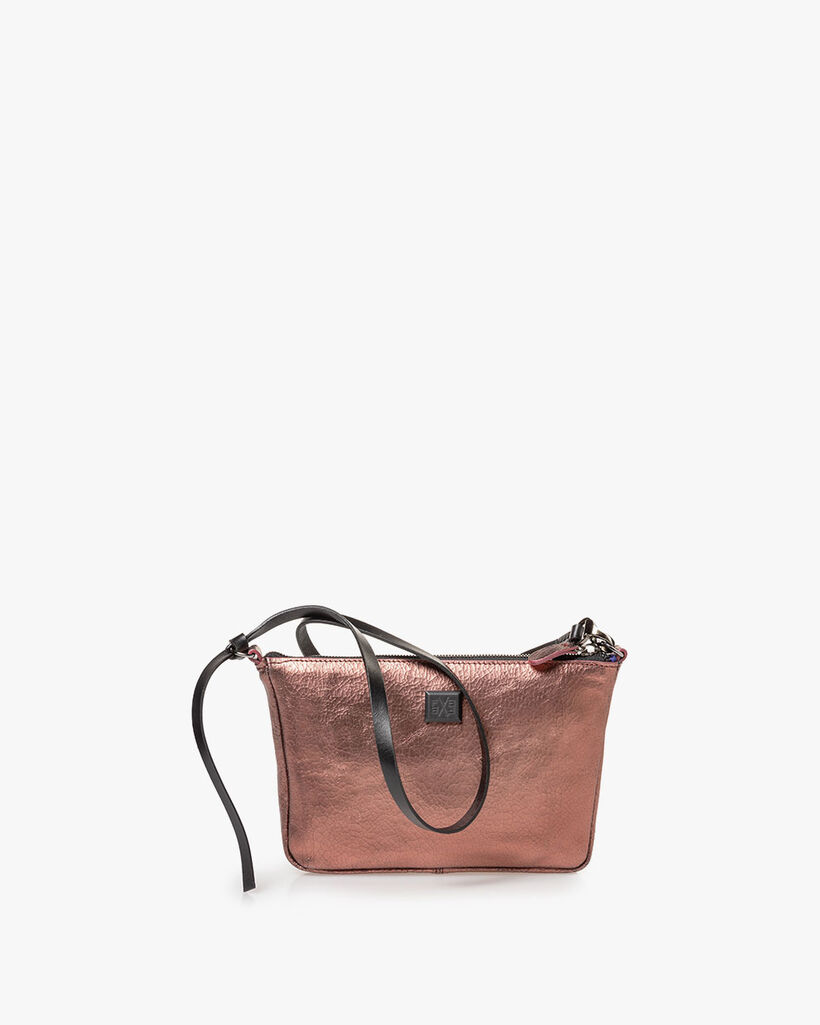 Tas koper leer craquel&eacute;