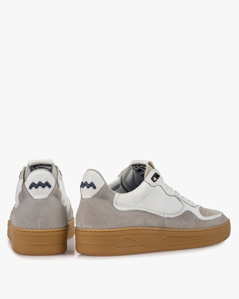 Sneaker su&egrave;de wit