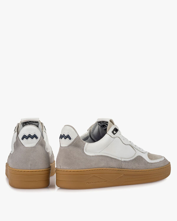 Sneaker su&egrave;de wit