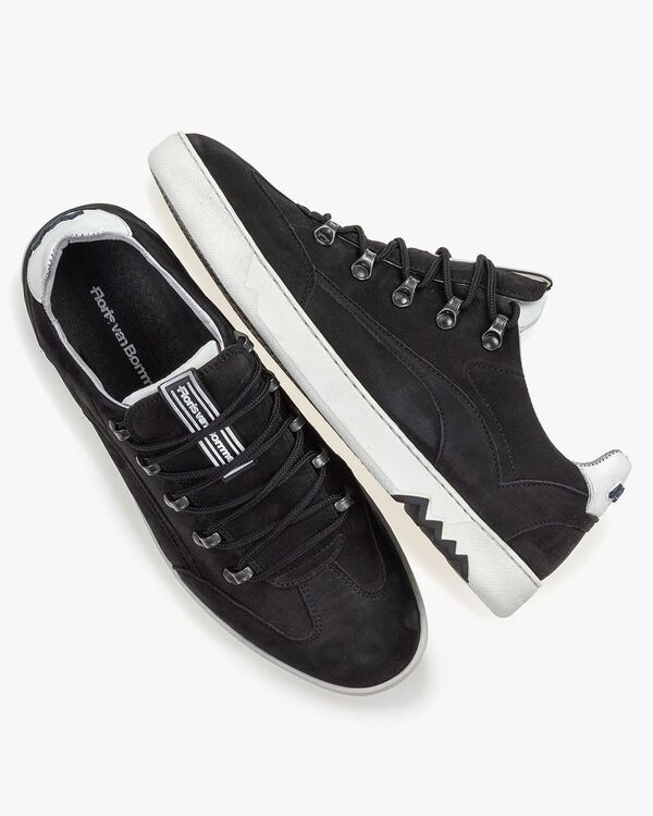 Hiking sneaker nubuck zwart