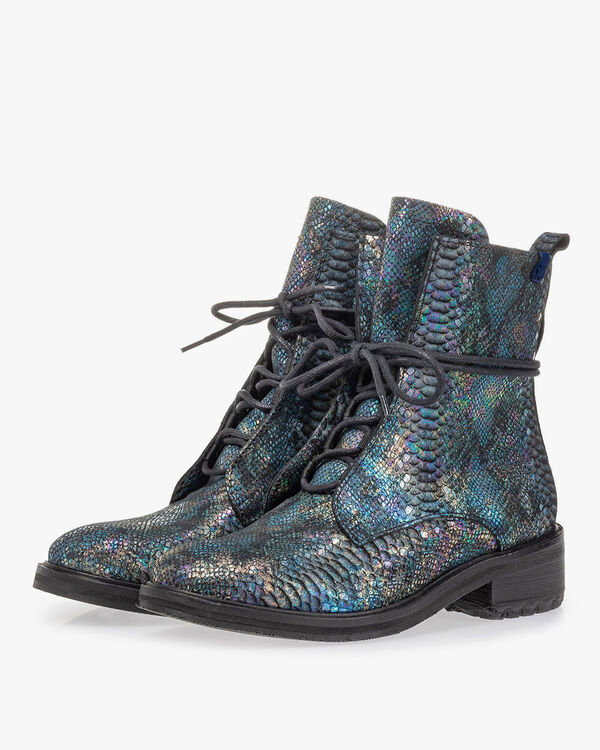 Veterboot snakeprint multi-colour