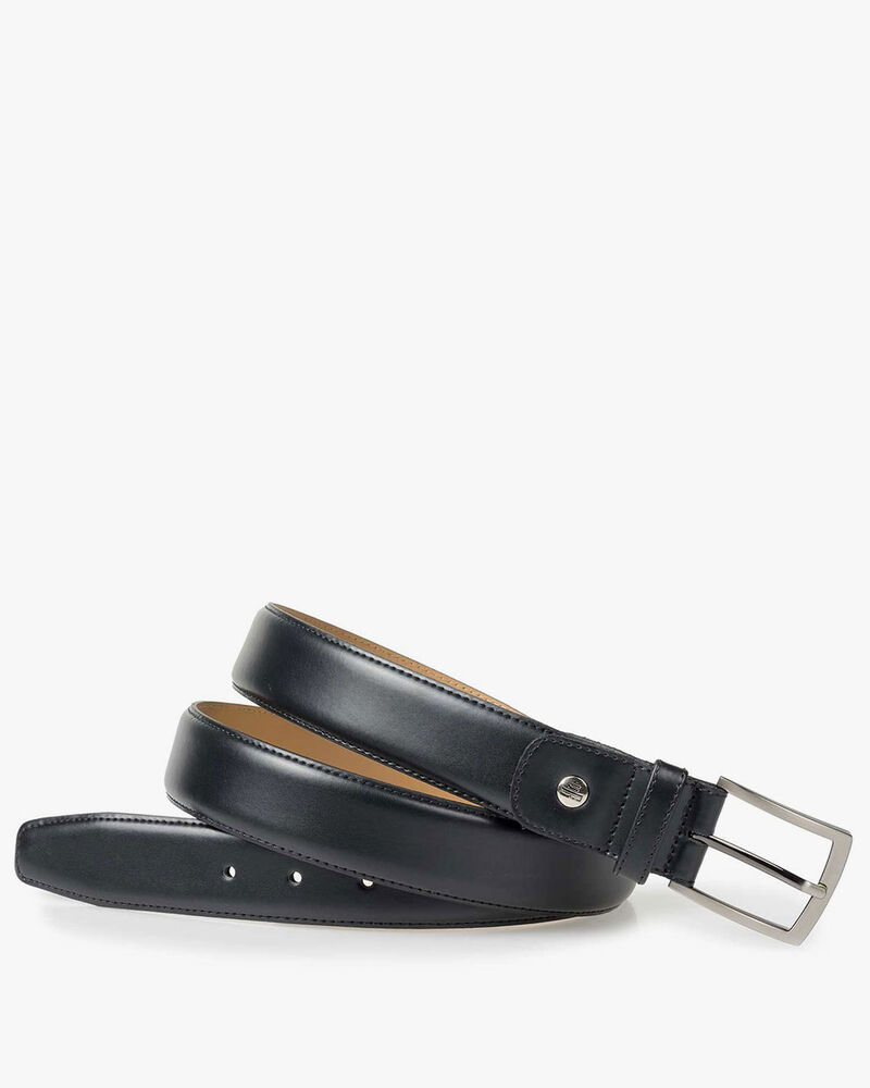 Riem kalfsleer zwart