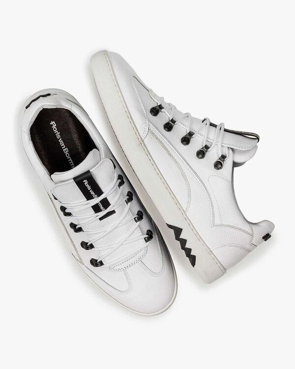 Witte leren sneaker