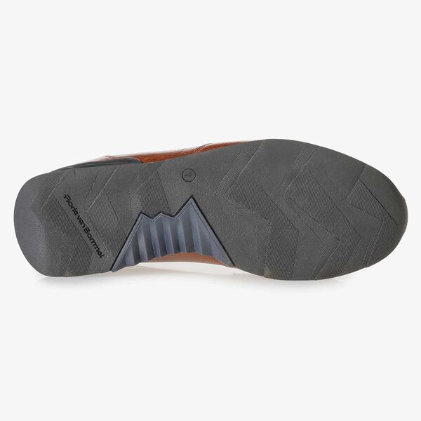 Kalfsleren sneaker cognac