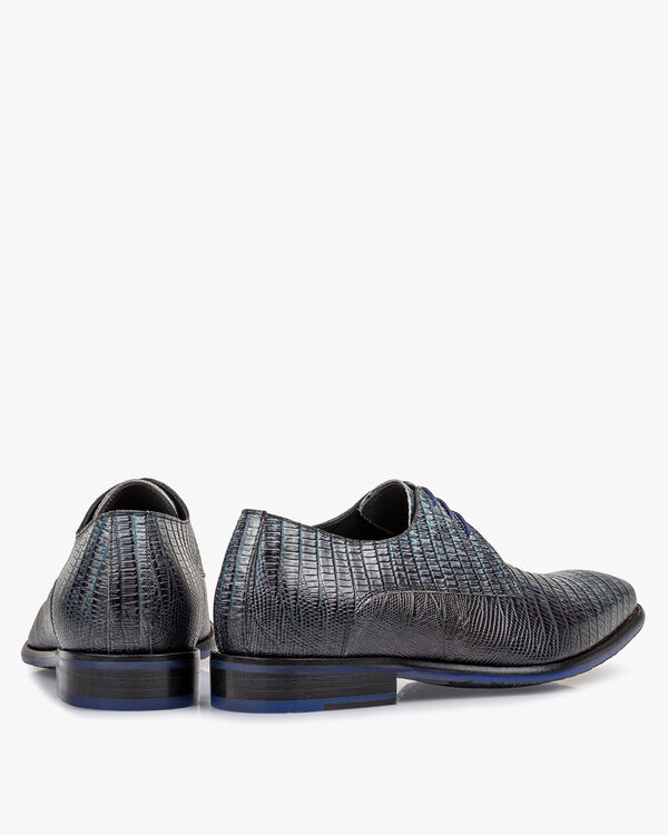 Lace shoe with print grey