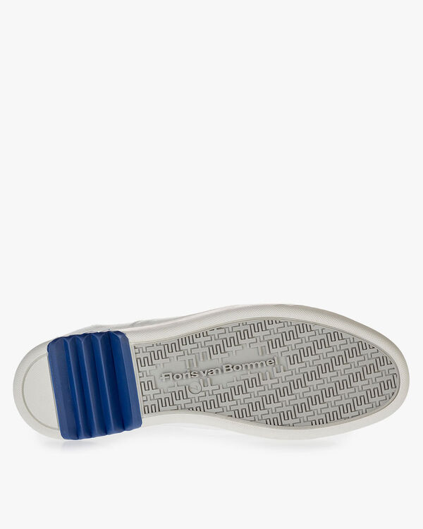 Witte kalfsleren sneaker
