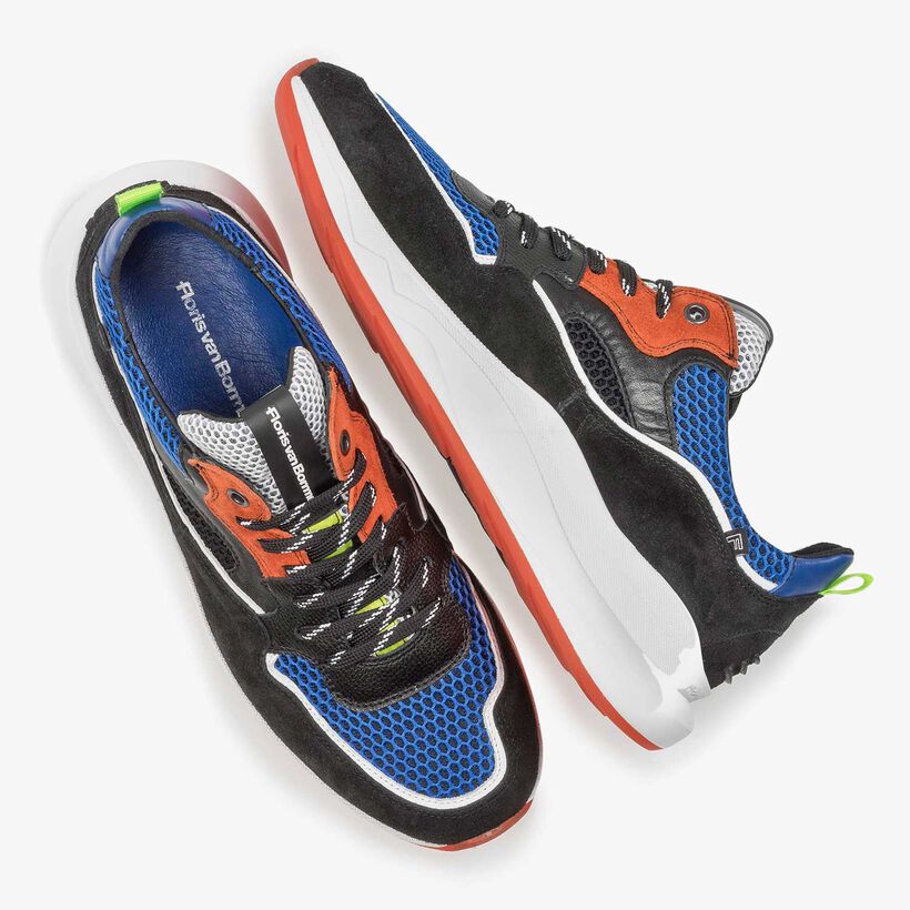 Zwarte su&egrave;de sneaker