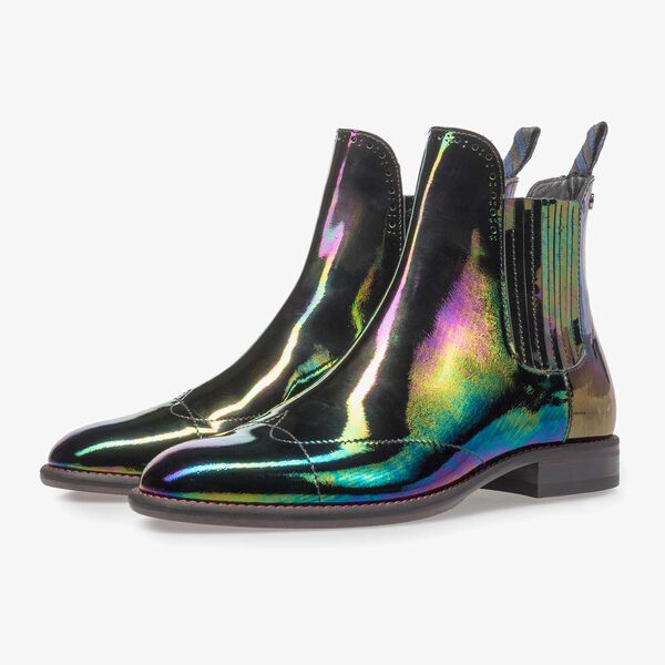 Multi-color chelsea boot van lakleer
