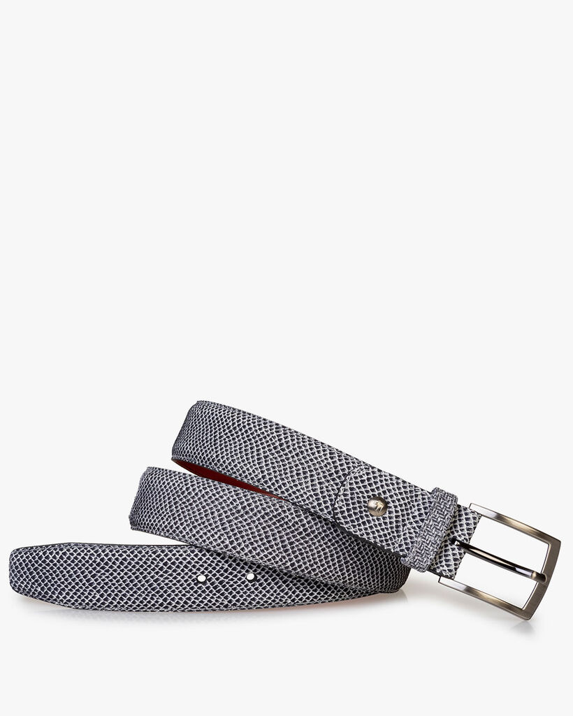 Riem geprint leer off-white