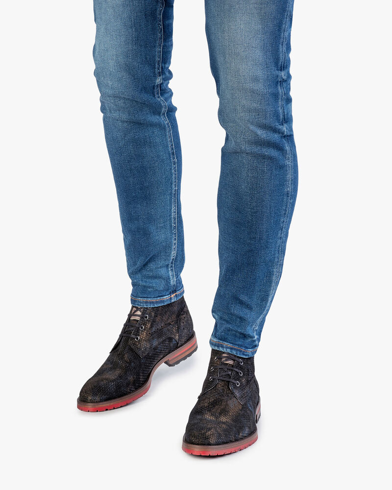Veterboot brons met print