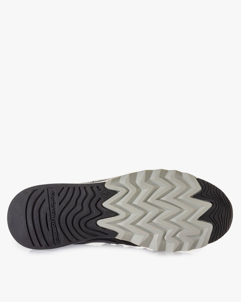 Sneaker leer blauw
