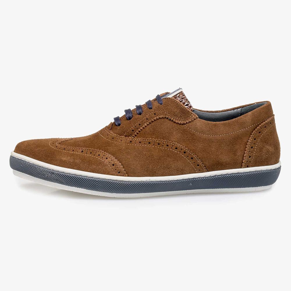 Bruine su&egrave;de brogue