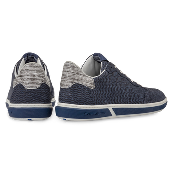 Sneaker nubuckleer blauw